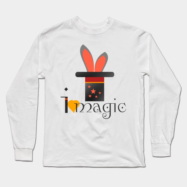 i love magic Long Sleeve T-Shirt by jaml-12